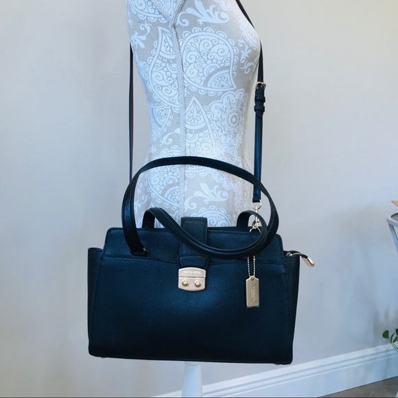 COACH ❤️ NWT Carryall Handbag NEW!! Black - Picture 3 of 8